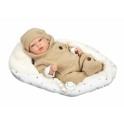 Muñeca bebé Arias Olona 40 cm en saco de dormir beige