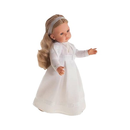 Detalle de la muñeca Antonio Juan, un regalo de comunión ideal para niñas