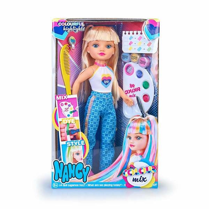 Detalle de la Muñeca Nancy con sus accesorios incluidos