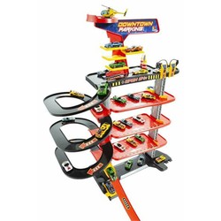 Garaje Parking Moltó con vehículos, ideal para coches juguete niños y niñas