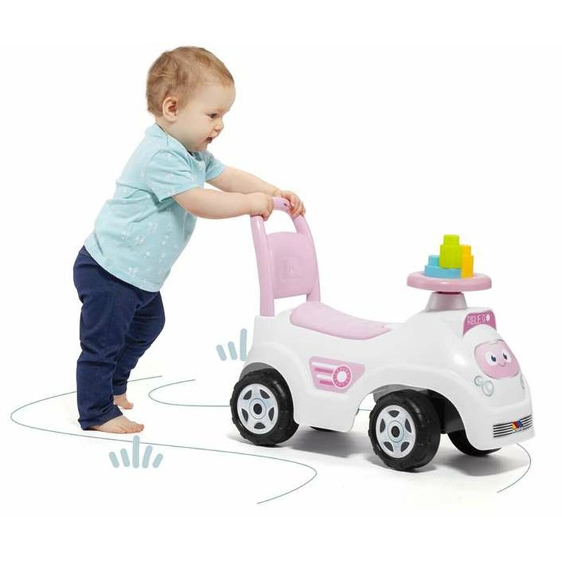Vehículo infantil rosa Moltó para desarrollo motor