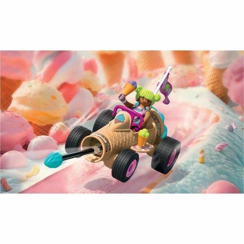 Playset Playmobil figuras y vehículos de carreras