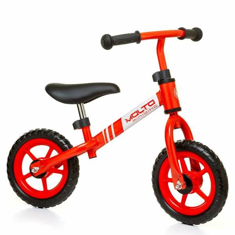Bicicleta infantil Moltó roja para aprender equilibrio