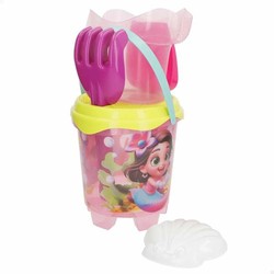 Cubo de playa Aktive con diseño de sirena y accesorios