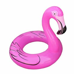 Flotador hinchable flamenco rosa gigante para piscina y playa