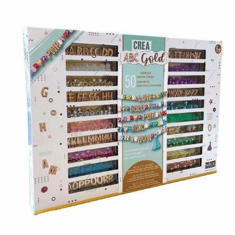 Set de abalorios para pulseras niñas, ideal para regalos y fiestas infantiles.