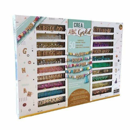 Set de abalorios para pulseras niñas, ideal para regalos y fiestas infantiles.