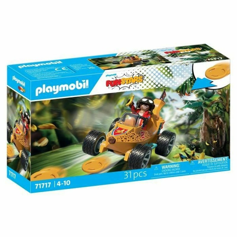 Juguetes construcción niños Playmobil Banana Racing set