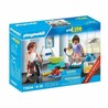 Playset Playmobil fitness con figura y accesorios de entrenamiento
