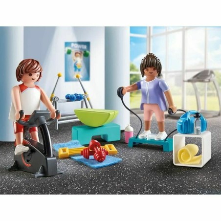 Playset Playmobil multicolor infantil: set de entrenamiento con colchoneta