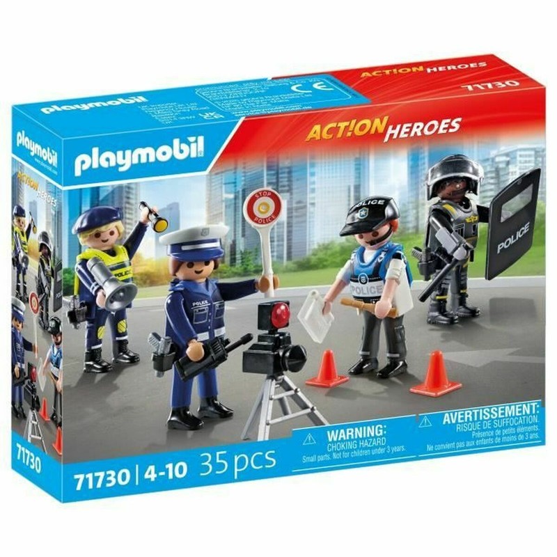 Playset Policía Playmobil City Action, figuras de acción infantil