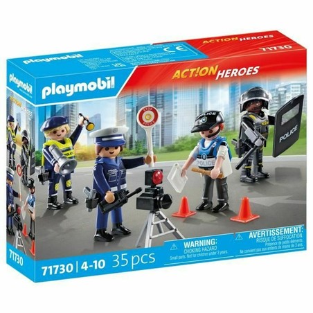 Playset Policía Playmobil City Action, figuras de acción infantil