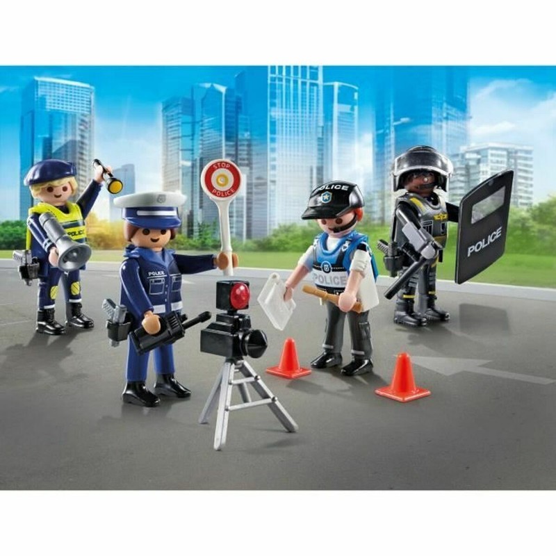 Juguetes policía niños Playmobil City Action, certificados CE