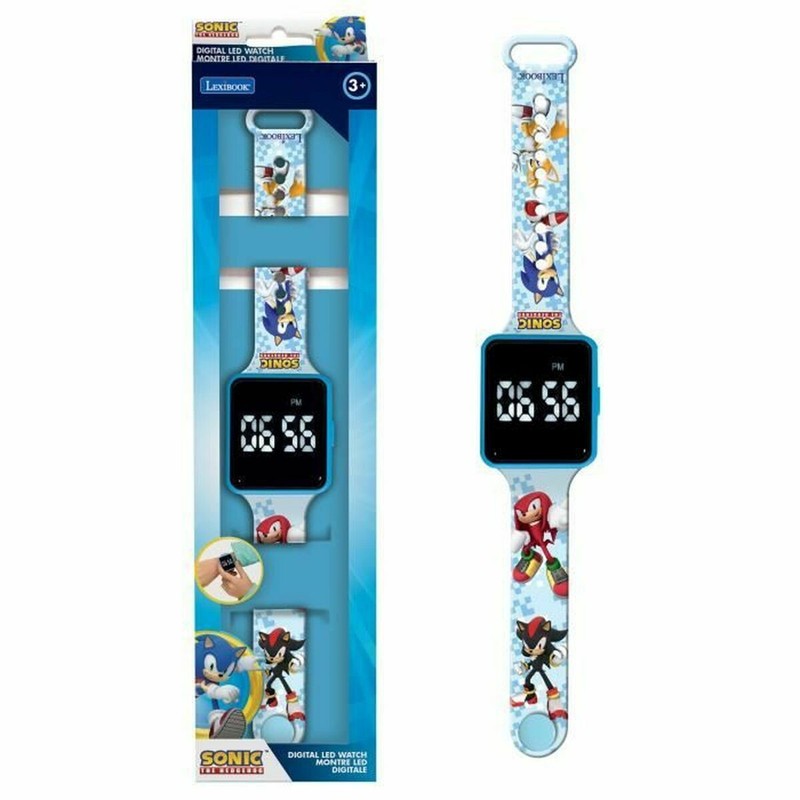 Smartwatch Lexibook Sonic azul para niños con pantalla LED