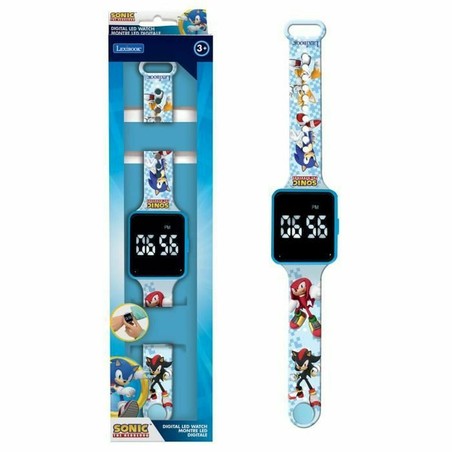 Smartwatch Lexibook Sonic azul para niños con pantalla LED