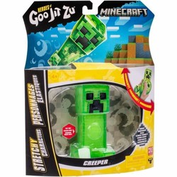 Figura Minecraft Creeper Goo Jit Zu en acción elástica