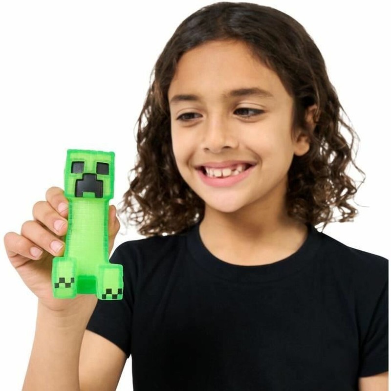 Personaje Minecraft coleccionable: Figura Creeper verde