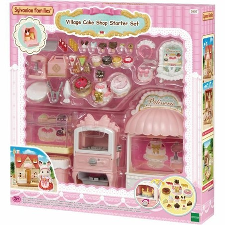 Figura Sylvanian Families Pastelera con caja de pasteles