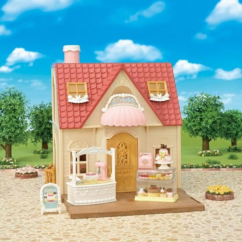 Personaje Sylvanian familia con uniforme de chef