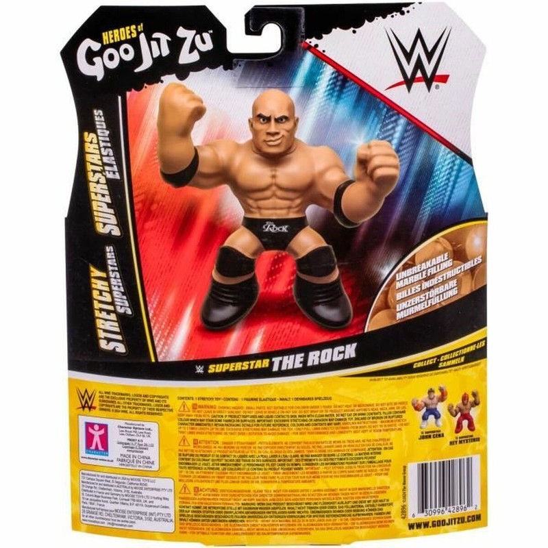 Juguete Goo Jit Zu The Rock con acción elástica