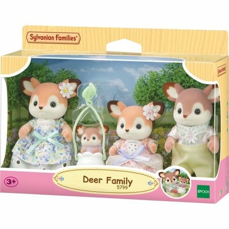 Figuras Sylvanian Families La Familia Biche, muñecos animales articulados