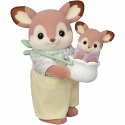 Figuras Sylvanian Families La Familia Biche, muñecos animales articulados 2