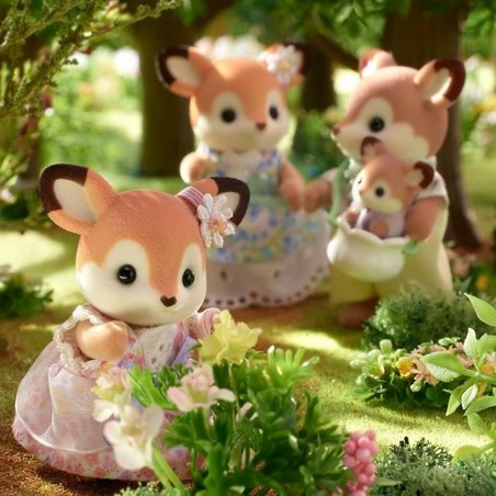 Muñecos Sylvanian Families La Familia Biche, calidad premium y diseño realista