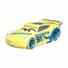 Coche Night Racing brilla oscuridad Mattel amarillo