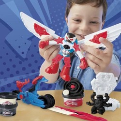 manualidades niños play-doh marvel capitán américa 2
