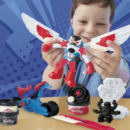 kit manualidades infantil plastilina azul y figura