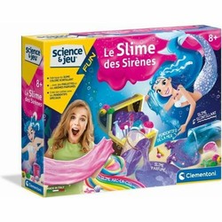 Juego de plastilina para manualidades niños Clementoni Baba de Sirena