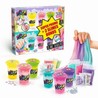 Juego de manualidades para niños con agitadores de slime y plastilina