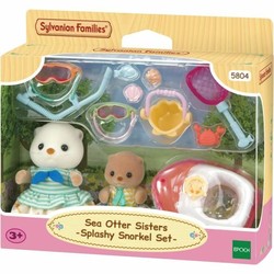 Sylvanian Families nutrias marinas, figuras articuladas para niños