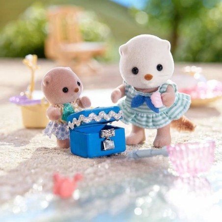 Juguetes Sylvanian Families, set de dos nutrias para crear historias
