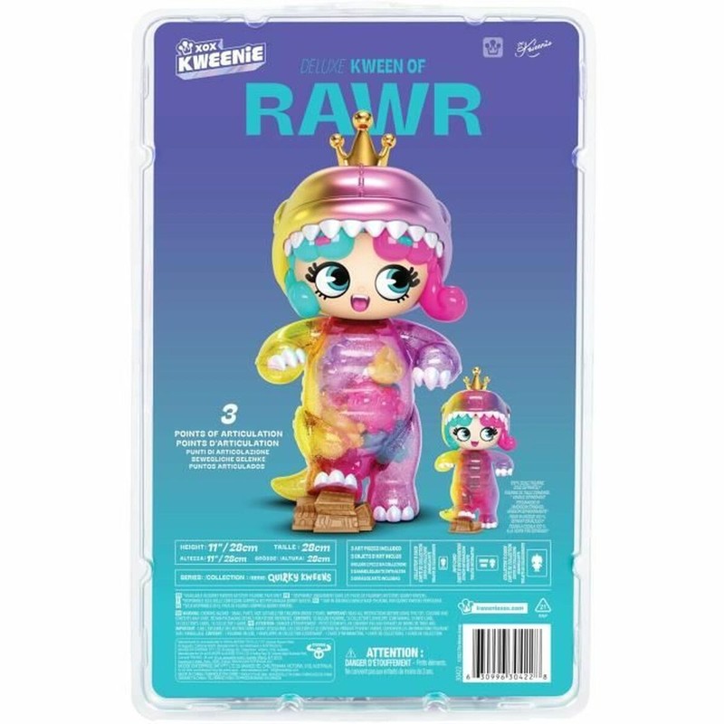 Muñeca Kweenie con moda y diseño multicolor
