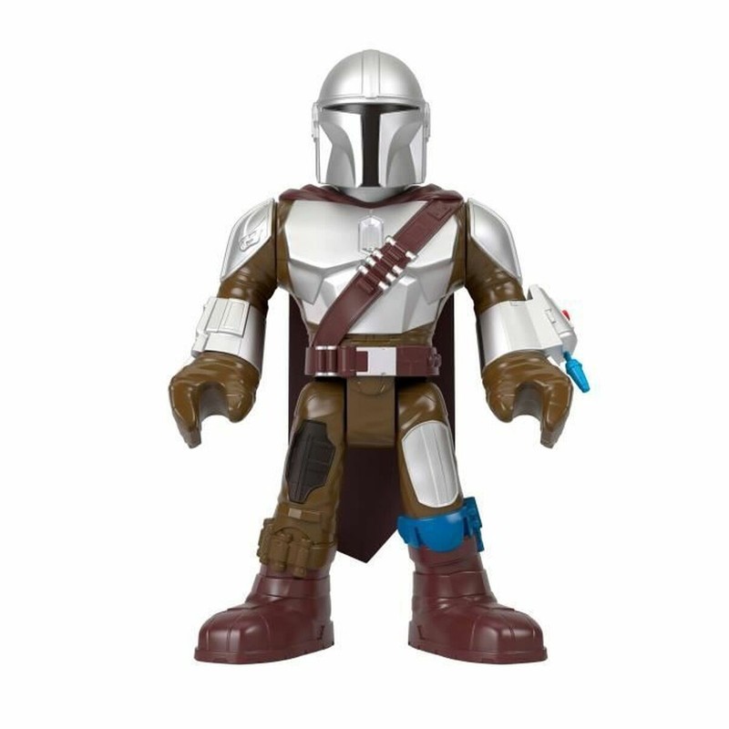 Figura de Acción Mandalorian Imaginext XXL con Grogu, lista para la aventura