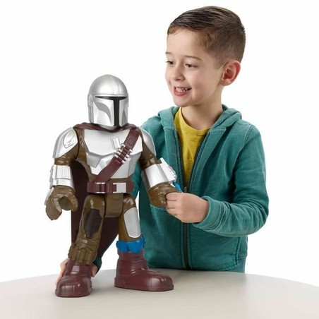Figura articulada niños Mandalorian, ideal para juego imaginativo