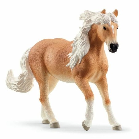 Detalle de figuras y accesorios del juego de caballos Schleich