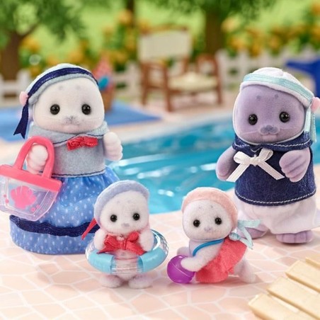 Detalles del playset Sylvanian Families, ideal para motricidad fina