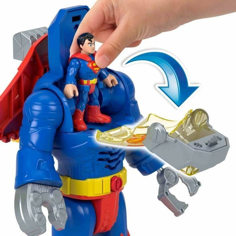 Detalle de la figura articulada Superman para héroes