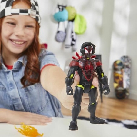 Juguete Spiderman Articulado de Hasbro MixMashers vista frontal