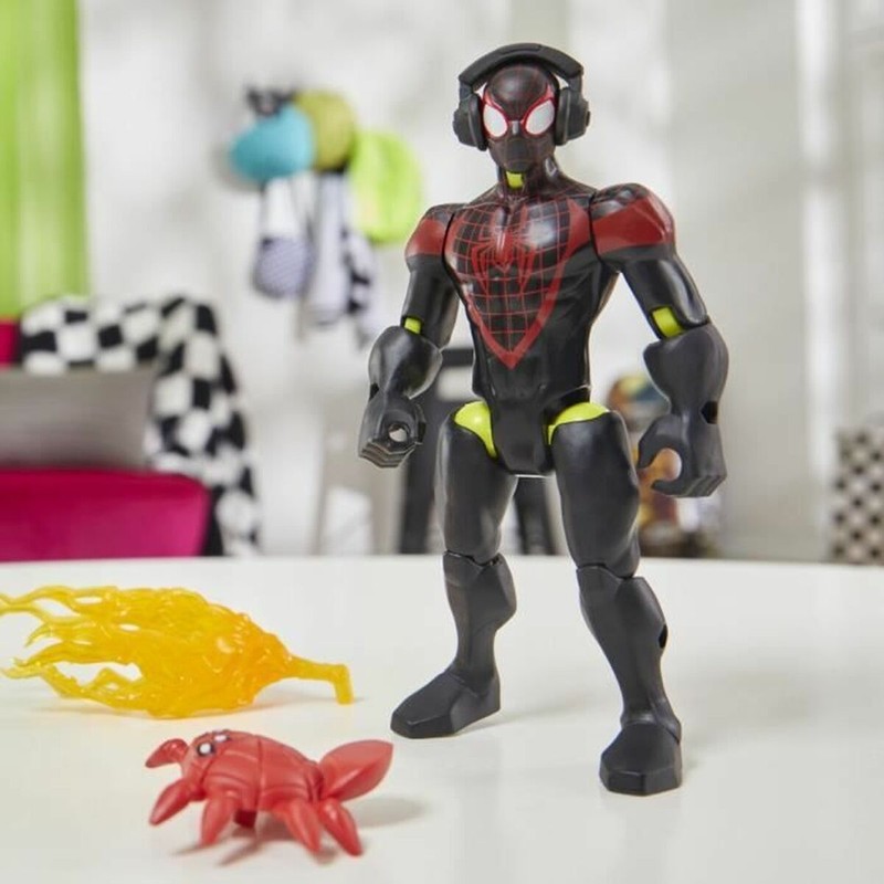 Figura de acción Marvel para niños, Miles Morales listo para el combate