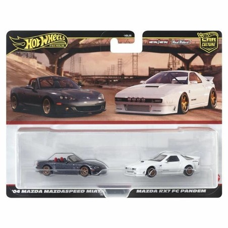 Hot Wheels HBL96 en su pista de coches, listo para la competición