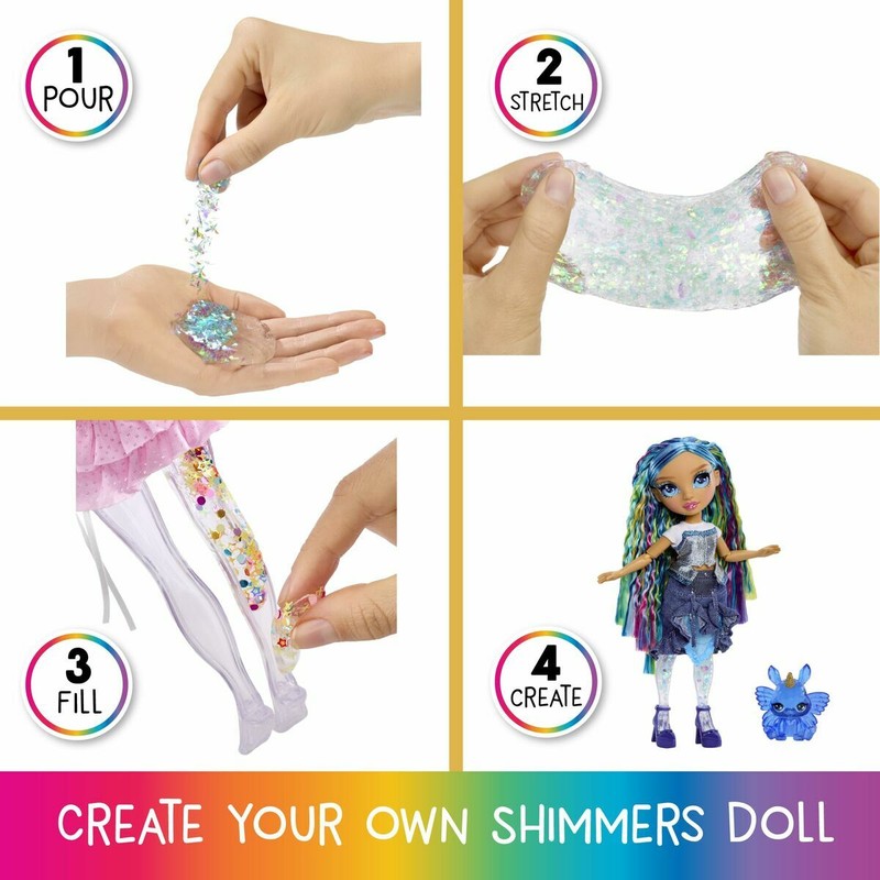 Accesorios de slime para muñeca Rainbow High, juguete construcción motricidad fina