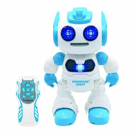 robot interactivo niños Lexibook Powerman Shoot bailando