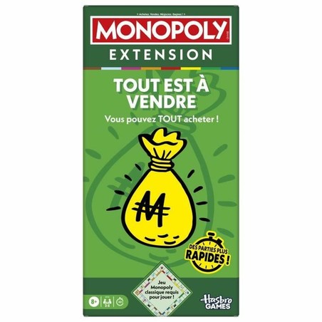 Monopoly expansión 'Todo está en Venta', ideal para juegos mesa niños.