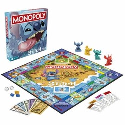 Juegos mesa niños Monopoly Stitch Disney 2