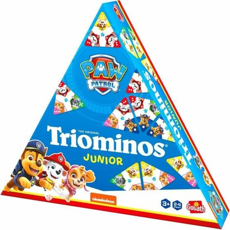 Detalle fichas triangulares juego memoria infantil