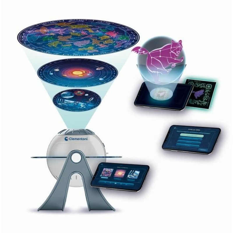 Proyector espacial niños con app interactiva