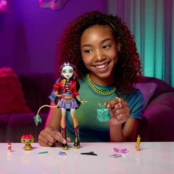 Muñeca Monster High Jinafire Long articulada con accesorios 2
